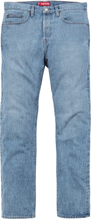 Stone Washed Slim Jean